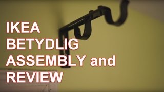 IKEA BETYDLIG Double Rod Assembly and Review [upl. by Arhsub]