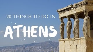 20 Things to do in Athens Greece Travel Guide [upl. by Ynohtnael]