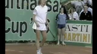 1986 German Open Final Graf v Navratilova [upl. by Shelagh]