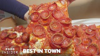 The Best Pepperoni Pizza In NYC  Best In Town  Food Insider [upl. by Ahsined]