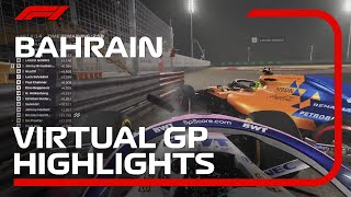 2020 Bahrain Virtual Grand Prix Highlights  F1 Esports [upl. by Lagiba]