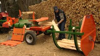 Holzspalter liegend der SplitMaster 20 mit EasySpaltmesser – POSCH Leibnitz [upl. by Clarkin]