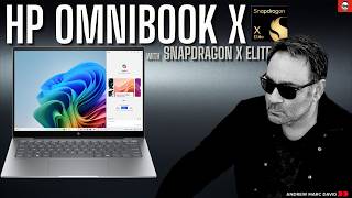 HP OmniBook X with Snapdragon X Elite 2024 [upl. by Eirlav477]