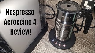 Nespresso Aeroccino 4 Milk Frother Review  Worth upgrading from the Aeroccino 3 [upl. by Roseline]