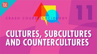 Cultures Subcultures and Countercultures Crash Course Sociology 11 [upl. by Ramin]