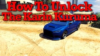 GTA 5 How To Unlock The Karin Kuruma In Free Roam GTA Online Karin Kuruma Guide amp Customization [upl. by Yesnnyl]