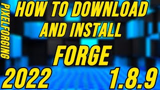 How to download and install forge 189 in 2021 [upl. by Booze]