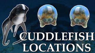 Where To Find ALL 5 CUDDLEFISH EGGS in Subnautica  Cuddlefish Eggs Locations  Subnautica Tutorial [upl. by Jeni]