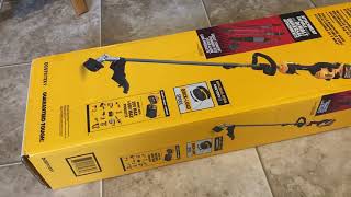 DEWALT FLEXVOLT™ 60V MAX Cordless String Trimmer Unboxing and Assembly [upl. by Gerick]