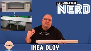 Using IKEA OLOV as Support Legs for Large Custom Desks [upl. by Ziom]