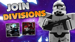 How to join divisions GAR Roblox [upl. by Henriques]