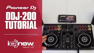 Pioneer DJ DDJ200 Smart rekordbox DJ Controller  Tutorial tips demo and review [upl. by Rikki]