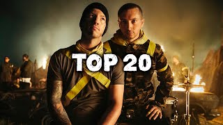 Top 20 Songs by Twenty One Pilots [upl. by Oiredised829]