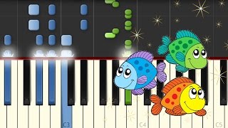 Los Peces en el Rio  Piano Tutorial  Notas Musicales [upl. by Robaina]