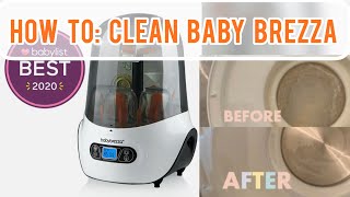 HOW TO Clean Baby Brezza Bottle Sterilizer in 10 Minutes [upl. by Anak]