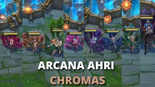 ARCANA AHRI ALL CHROMAS  Preview [upl. by Yendroc]