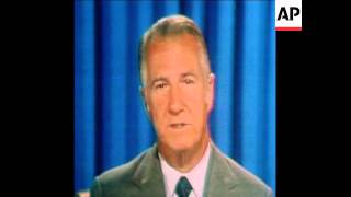 SYND 161073 SPIRO AGNEW EXPLAINS HIS RESIGNATION [upl. by Lashondra]