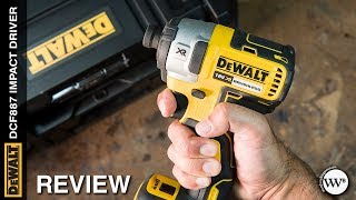 DEWALT DCF887 Brushless Impact Driver Review [upl. by Ahso]