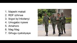 RDF songs Rwanda Defense Force songs [upl. by Anolahs]