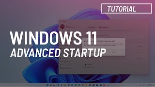 Windows 11 Five ways to open Advanced Startup options [upl. by Scheer]