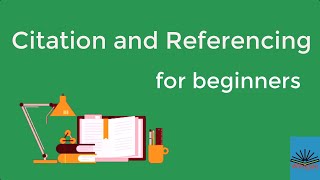 Citation and Referencing for beginners [upl. by Cahn780]