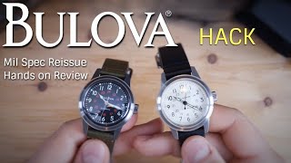 Bulova Hack  Hands On Review  WWII Mil Spec Watch Reborn  Automatic field watch [upl. by Artinek]