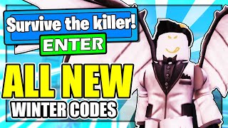 Survive the Killer 2022 CODES UPDATE ALL NEW ROBLOX Survive the Killer CODES [upl. by Siulesoj104]