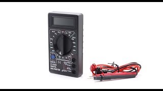 Digital Multimeter DT830B REVIEW TESTING [upl. by Nimrak]