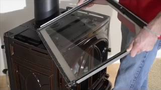 cleaning your Jotul gas stove glass [upl. by Willa]