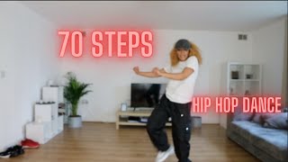 HIPHOP DANCE STEPS  SOCIAL DANCES BASICS TRENDS FOUNDATIONS  70 STEPS [upl. by Airetnahs]