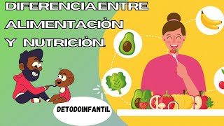 DIFERENCIA ENTRE ALIMENTACIÓN Y NUTRICIÓN [upl. by Forland]