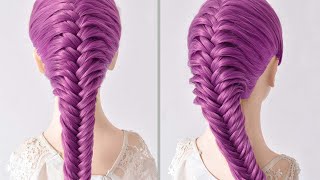 TRENZA ESPIGA de RAIZ  PEINADOS DE PRINCIPIANTES FACILES  Easy Hairstyles [upl. by Syd]