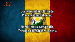 Romanian anthem quot3 Culoriquot Lyrics ROEN 1977–1989 [upl. by Draner]