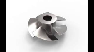 Solidworks tutorial in 8 minute  How to make a Axial Impeller pump [upl. by Othe542]