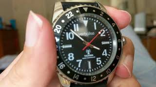 Beginners Guide Two button talking atomic watch [upl. by Ahsyekal]