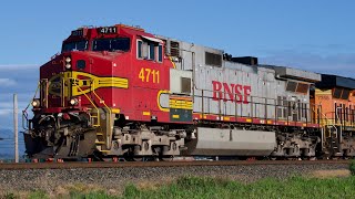 BNSF Santa Fe Warbonnet Locomotives [upl. by Helman]