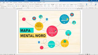 Como crear un mapa mental en WORD [upl. by Uah]