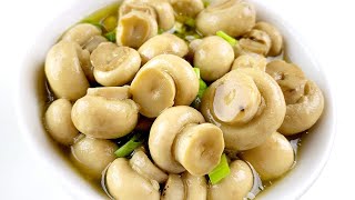 Marinierte Champignons in 5 Minuten  Ein schnelles und leckeres Rezept [upl. by Dnallor]