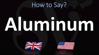 How to Pronounce Aluminum CORRECTLY [upl. by Kumler]