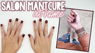 STEPBYSTEP ATHOME MANICURE TUTORIAL  Sarah Brithinee [upl. by Rehposirhc]