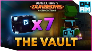 THE VAULT  7 OBSIDIAN CHESTS amp All Secret Stronghold Switch Locations in Minecraft Dungeons [upl. by Nosnehpets211]