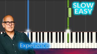 Ludovico Einaudi  Experience SLOW EASY Piano Tutorial [upl. by Aiciled684]