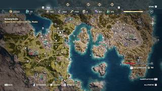 Assassins Creed Odyssey Bandit Camps Locations Map  No Commentary [upl. by Behnken209]