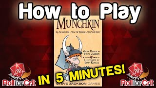 How to Play Munchkin  Roll For Crit [upl. by Ahseenak443]