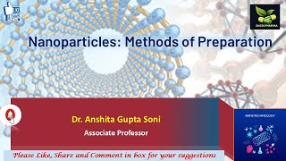 Methods of preparation of nanoparticles  NDDS saiedupharmaa [upl. by Morry530]