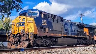 CSX YN2 Leads Manifest East Of Lockland Ohio [upl. by Conrado937]