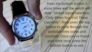 Mens Atomic Talking Watch [upl. by Stanford66]