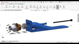 Part 1 Designing Inlet DuctImpeller of Water Jet PumpPropulsion Unit in Solidworks [upl. by Argela]