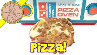 Dominos Make N Bake Pizza Oven  Meat Lovers Pizza [upl. by Bax]