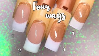 The French Manicure for Beginners  Acrylic Nail Tutorial [upl. by Brandes959]